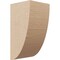 Ekena Millwork 4"W x 4"D x 8"H Wide Durham Rough Cedar Woodgrain TimberThane Corbel, Primed Tan CORUR04X04X08DURRCPR - alternate 1